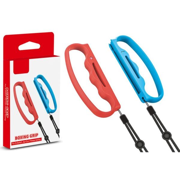 

game controllers & joysticks portable left/right boxing fitness gaming finger clasp hand grip for joy-con anti-slip grips handle #l4