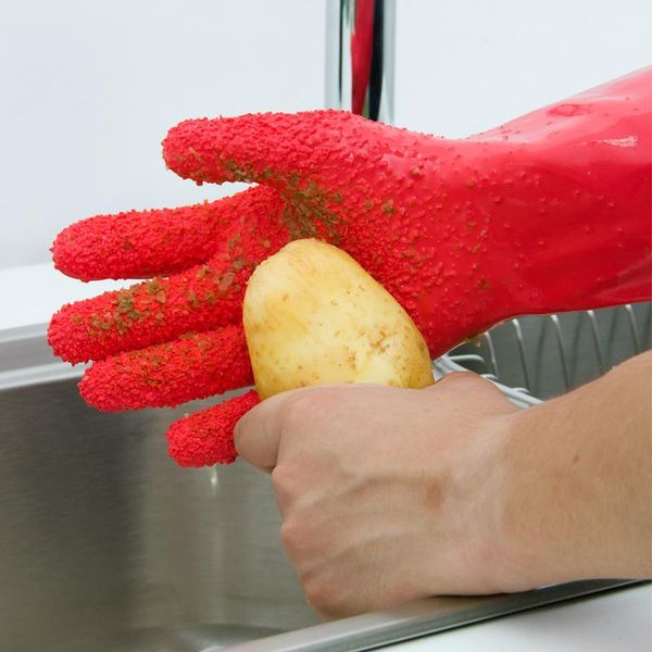 

disposable gloves multifunctional pocket peeling kitchen vegetable rubbing potato skin scaling household