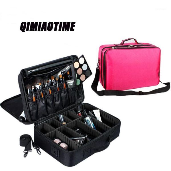 

the multifunctional waterproof nylon cloth cosmetic bag travel storage ladies portable interior partition box1