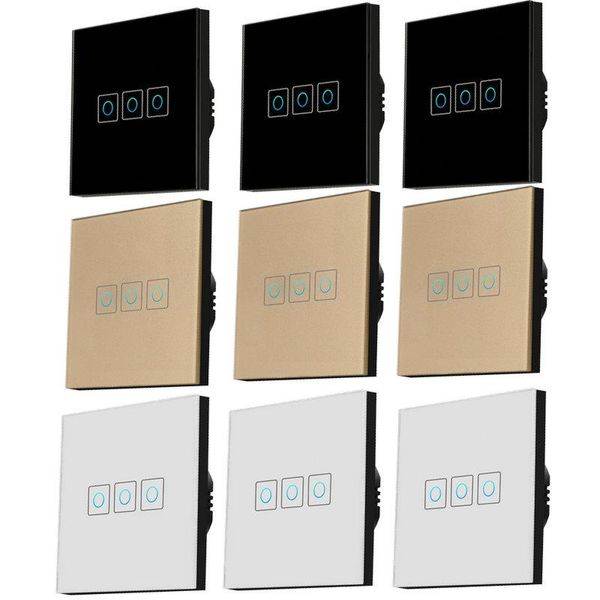 

smart home control eu/uk standard wall switch, light touch switch ac110v-240v sensor no rf433 function