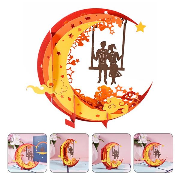 

greeting cards valentines day 3d blessing creative