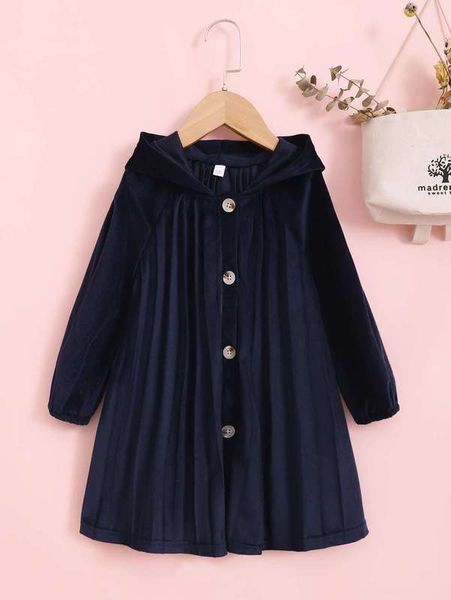 

toddler girls raglan sleeve pleated hooded velvet dress she, Red;yellow