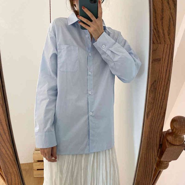 

knits vintage back split loose white shirts for women elegant full lapel female blouses office ladies blusas mujer x55h
