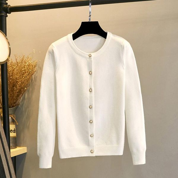 

plus size t-shirt women's knitted coat spring autumn single-breasted long sleeve oversized ladies sweater cardigan 3xl 4xl4, Black