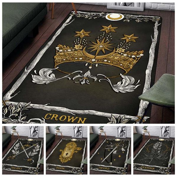 

carpets tarot area rug mysterious witchcraft divine living room livingroom bedroom carpet game rugs for entryway mat