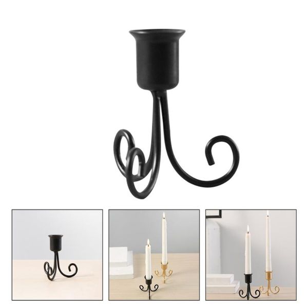 

candle holders 1pc creative art candleholder candlestick ornament iron