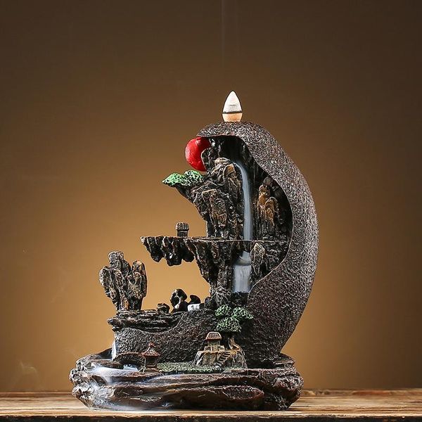 

mountain small incense burner ceramic modern budas decorativos figuras home decoration bd50ib fragrance lamps