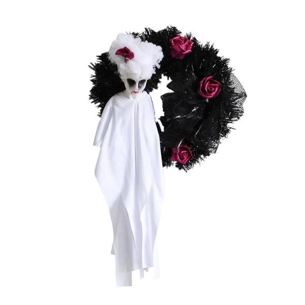 

decorative flowers & wreaths 1pc ghost wreath creative hanging for decor