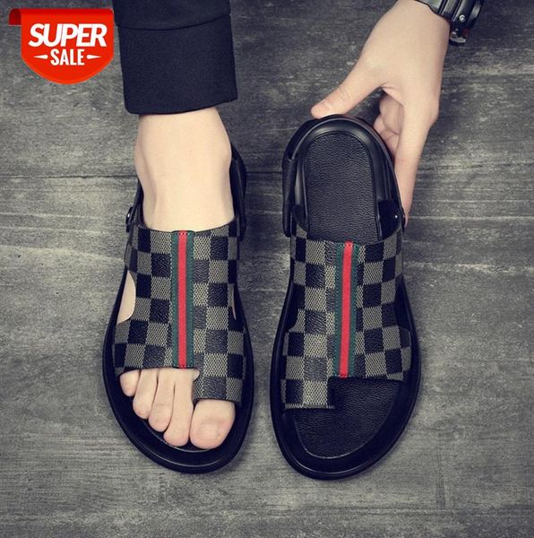 

wear sandals, men's shoes, slippers, casual ins, beach men #7x6a, Black