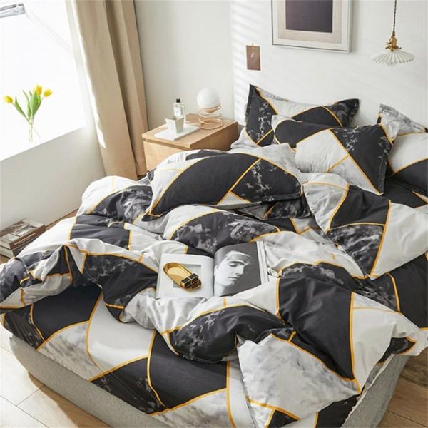 

bedding sets fashion set fitted sheet duvet cover pillowcase child kids home textile bedclothes all-around elastic bed linens