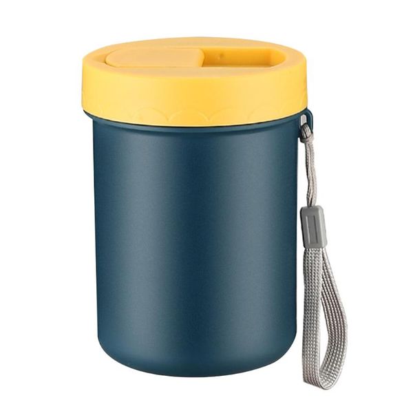 

mugs 1pc practical cereal cup soup simple porridge jar breakfast holder (green)