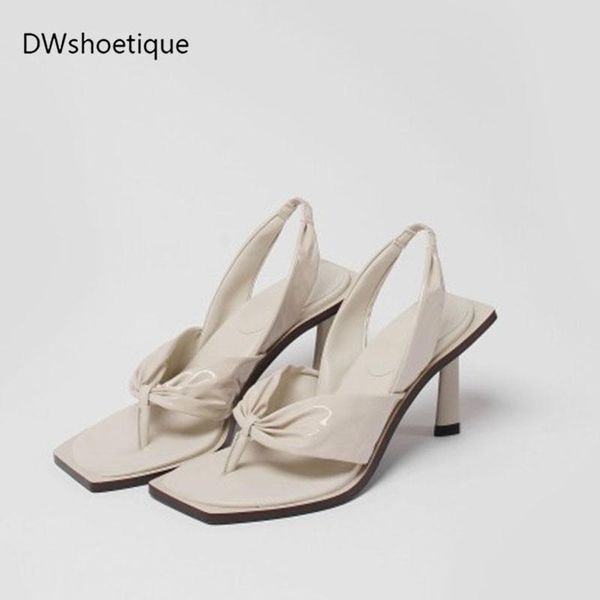 

summer square toe women sandals high heel casual outside flip flops, Black