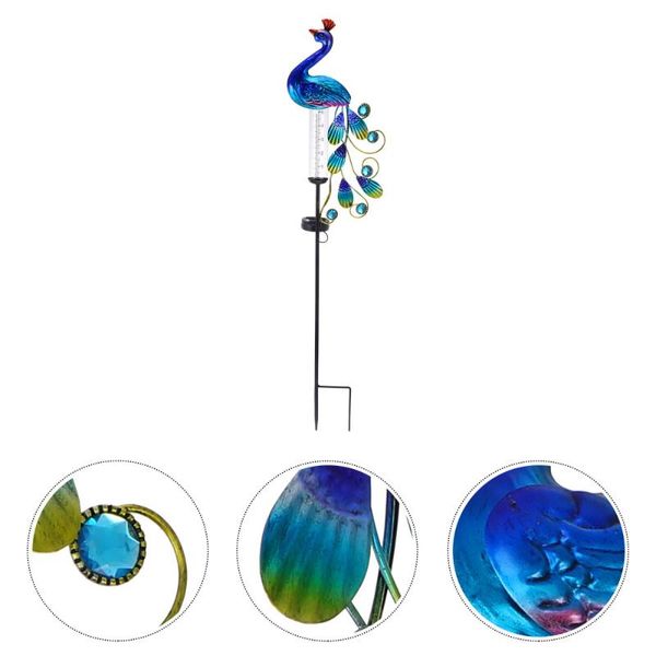 

lawn lamps 1pc garden solar lamp rain gauge decorative