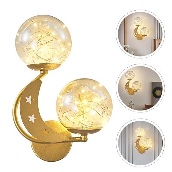 

wall lamp 1pc decorative household light adornment for living room golden