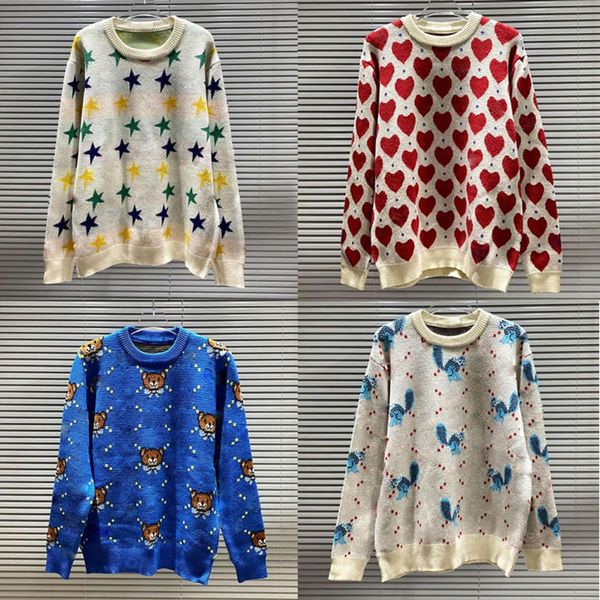 

2021 mens sweaters pullover hoodie long sleeve sweatshirt embroidery knitwear printed letter womens clothing winter fashion clothes s-2xl, White;black
