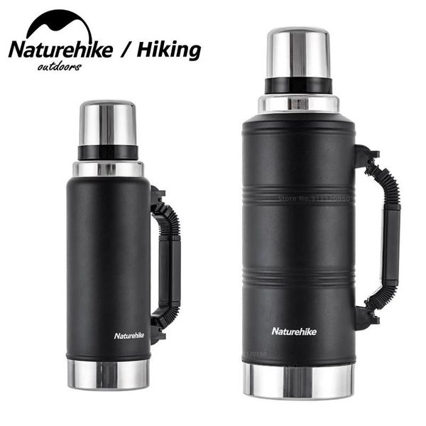 

water bottle naturehike camping kettle 2200ml thermal insulation 24 hour heat preservation 304 stainless steel outdoor