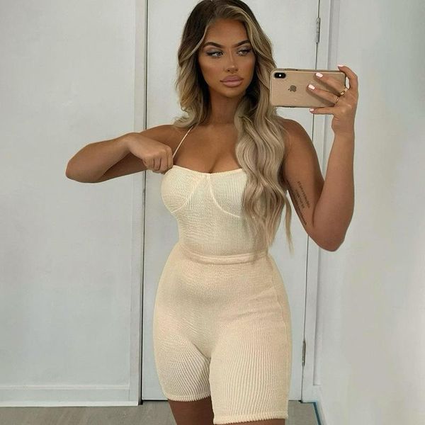 

women's tracksuits 2021 sleeveless vest two piece women sets short pants suit female solid casual sportsuit high waist short set, Gray