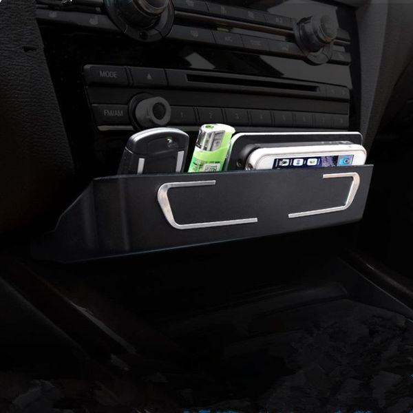 

car organizer center console cd panel storage box abs interior acessories fit for 3/4 series 3gt f30 f34 2013-2021
