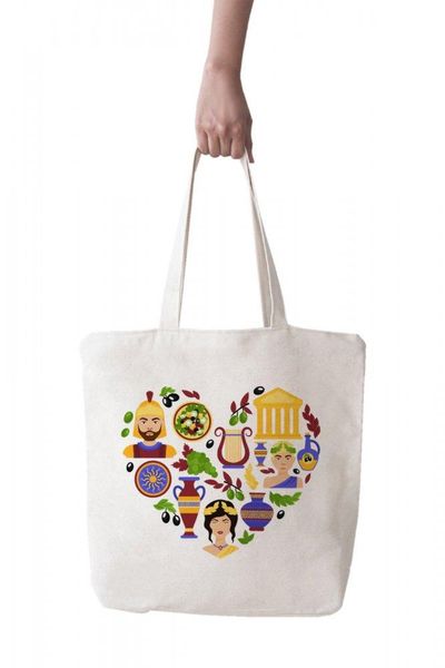 

shopping bags angemiel bag large antique period heart beach tote