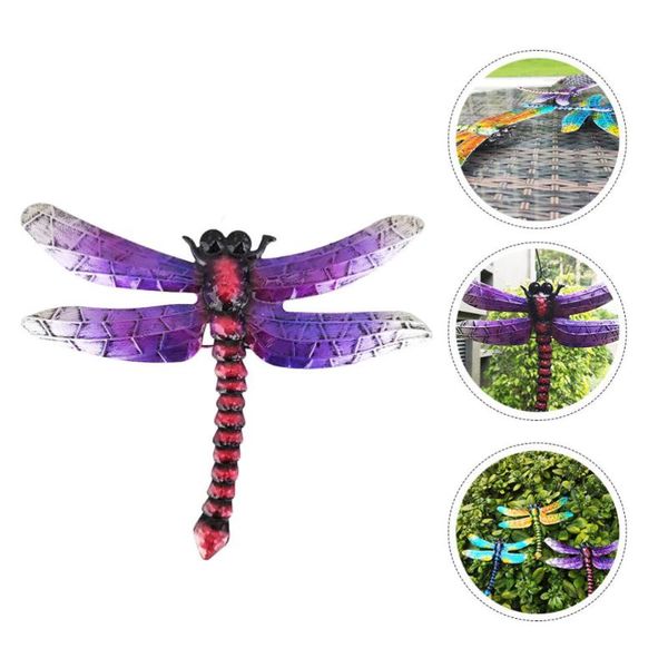 

garden decorations outdoor fence art dragonfly ornament porch wall decor