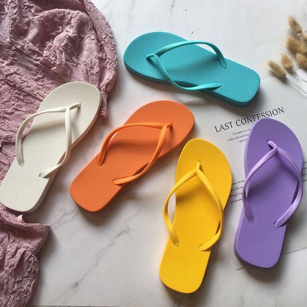 

women's outwear fashion beach man's clip shoes slippers, Black