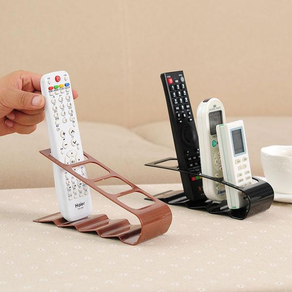 

hooks & rails tv remote storage rack practical four control frame creativity plastic bracket mobile phone holder