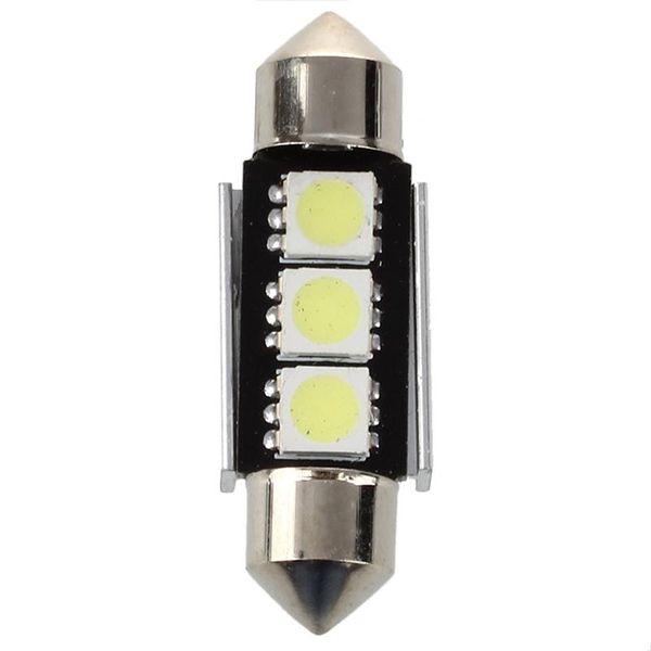 

bulbs 10x 36mm canbus error 3 led smd 6418 c5w license plate dome light bulb