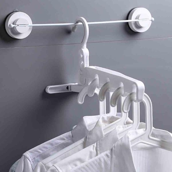 

multi-function travel 5 hole folding hangers wall-mounted drying rack arriverd 090620 & racks