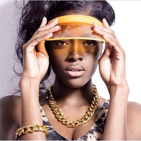 

statement choker necklace for women boho explosion thick chain simple personality clavicle female brand chains, Silver