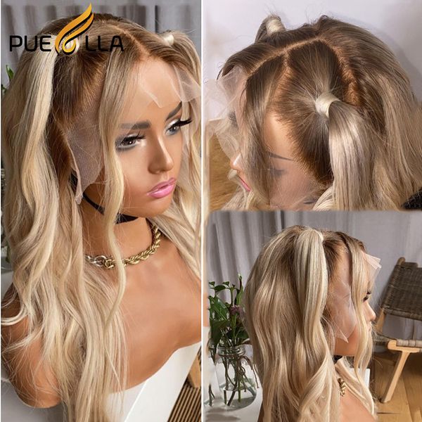 

26inch lace front human hair wigs brazilian human hair hd transparent lace front wig ombre 13x4 lace frontal human hair wigs, Black