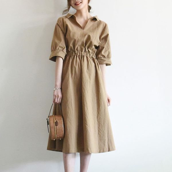 

casual dresses 2021 plus size summer shirt evening female vintage party oversize short sleeve beach women robe vestido prom tsi4, Black;gray