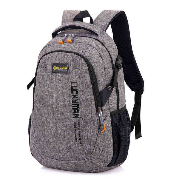 Сумка для рюкзака HBP New Fashion Men Bag Male Polyester Laptop Computer High School Ученик 220723