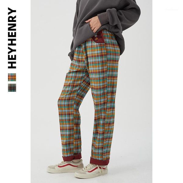 

men's and women's wide leg ins trend straight pants, Black