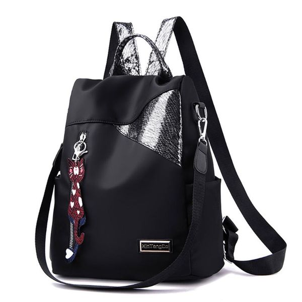 

outdoor bags fashion quality leather anti-thief women backpack pu zipper school bag for teenager girls travel knapsack bagpack