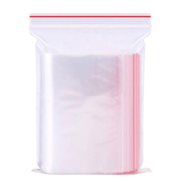 

storage bags 100 grip self seal easy apply resealable universal clear jewelry pouch home pe multipurpose zip bag protective