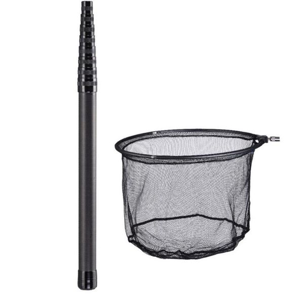 

fishing net short section large object rod carbon fiber portable set accessories
