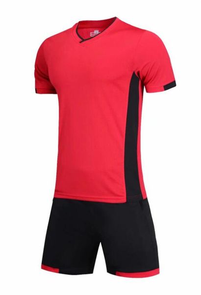 

271 football soccer jerseys 22 21 autumn quick drying sportswear man shirt, Black