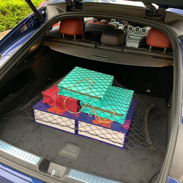 

car organizer trunk mesh net cargo bag for dacia sandero stepway dokker logan duster lodgy