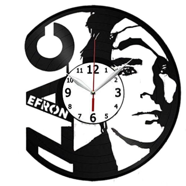 

wall clocks retro design clock art gift room modern home record vintage decoration 3d decorative hanging decor