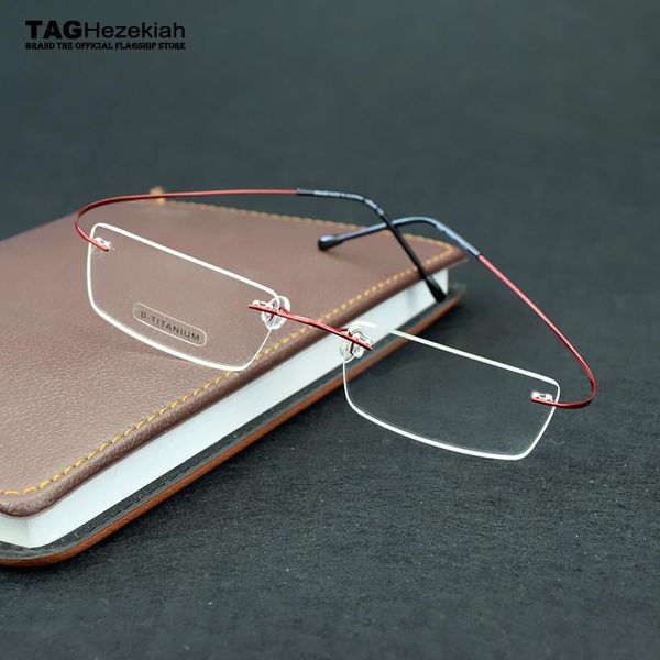 

fashion sunglasses frames 2021 rimless memory optics glasses frame women men ultralight prescription eyewear eyeglasses oculos de grau nerd, Black