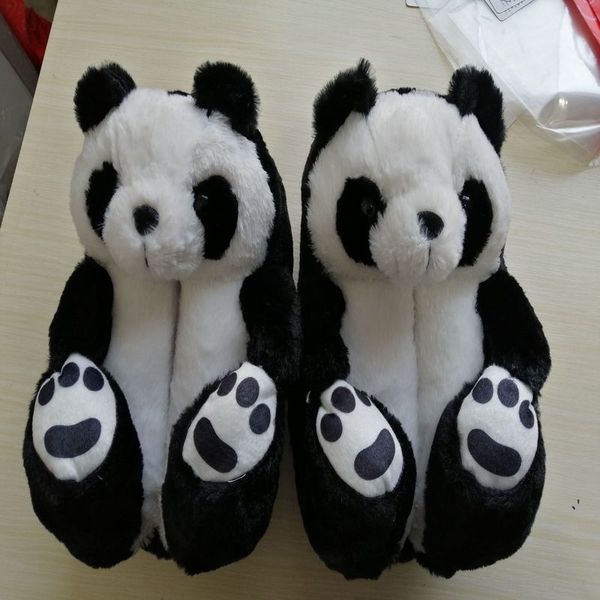 

fashion cute panda slippers doll
