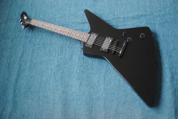 

new black 6 strings james hetfield electric guitar glossy bk metallic team used custom-guitar rosewood fretboard guitarra