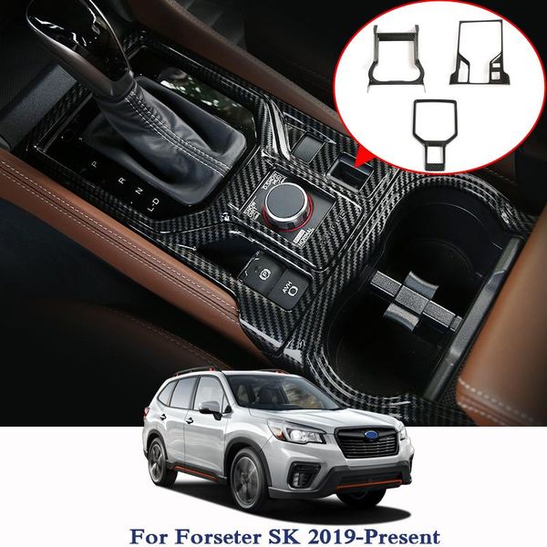 

other interior accessories for forester sk 2021 car styling gear panel sequins shift protection cover post card parking sticker