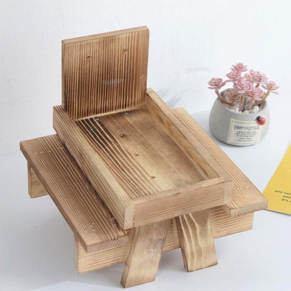 

chair covers household wooden squirrel feeder simple style creative diy crafts outdoor garden ornaments corn nut feeding table