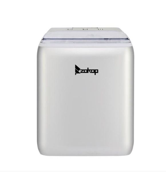 

2021 baking dishes pans 120v 150w 44lbs/20kg/24h ice maker abs transparent cover/display commercial/home silver
