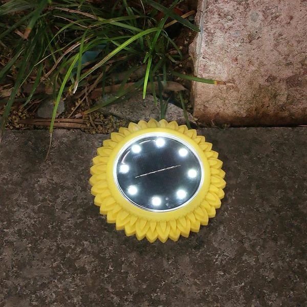 

lawn lamps solar powered led ground light landscape garden lamp buried outdoor road stairs decking with sensor 4pcs