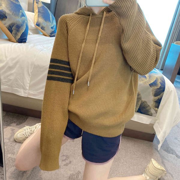 

tb drawstring hooded autumn and winter new korean loose pullover casual women's bottomed sweater, White;black