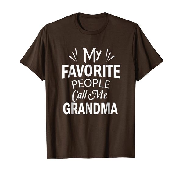 

My Favorite People Call Me Grandma T Shirt Mother' Day Gift, Mainly pictures