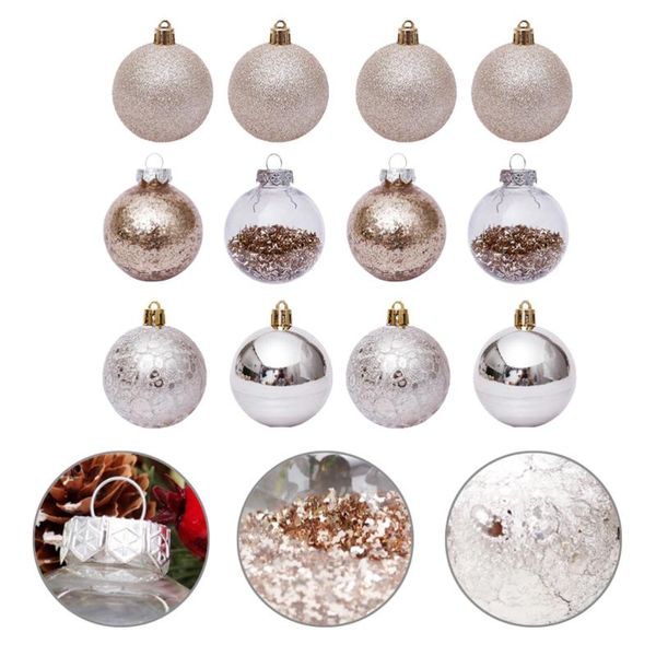 

party decoration 1 set 30pcs christmas tree pendant (assorted color)