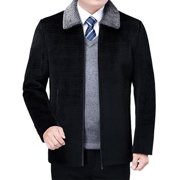 

men's jackets men winter warm coat jacket dress overcoat, Black;brown